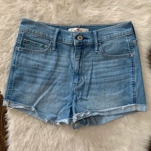 Hollister high waisted denim shorts